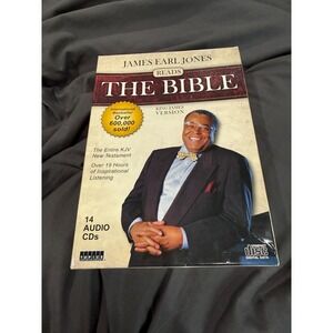 James Earl Jones Reads the Bible • New Testament-KJV • 2014 14 audio CD box set